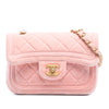 Chanel Mini Quilted Velvet Double Frame Flap Secondhand