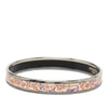 Hermès Narrow Enamel Forest Animals Bangle Bracelet 65 Secondhand