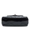 Chanel Small CC Quilted Patent Accordion Double Flap Secondhand