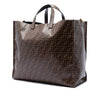 Fendi Fila Zucca Coated Canvas Logo Mania Shopper Tote Secondhand