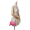 Secondhand Bottega Veneta Small Calfskin Intrecciomirage Embossed Butterfly Chain Crossbody