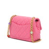 Secondhand Chanel Mini Square Lambskin Pearl Samba Flap