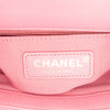 Secondhand Chanel Mini Square Lambskin Pearl Samba Flap