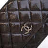 Chanel CC Quilted Shiny Crumpled Calfskin Wallet on Chain Secondhand