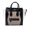 Celine Mini Tricolor Leather Luggage Tote Secondhand