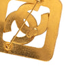 Chanel CC Gold Plated Diamond Brooch Secondhand