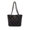 Chanel CC Wool Wild Stitch Tote Secondhand