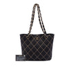 Chanel CC Wool Wild Stitch Tote Secondhand
