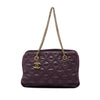 Chanel CC Quilted Calfskin Triptych Shoulder Bag Secondhand