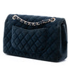 Chanel Medium Classic Velvet Double Flap Secondhand