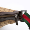 Gucci GG Canvas Web Half Moon Crossbody Secondhand