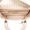 Dior Medium Embroidered Canvas Houndstooth Lady D Lite Secondhand