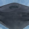 Chanel Old Medium Chevron Denim Boy Flap Secondhand