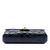 Chanel CC Quilted Aged Glazed Calfskin Accordion Flap Secondhand