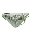 Prada Satin Crystal Embellished Triangle Pouch Secondhand