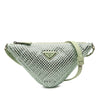 Secondhand Prada Satin Crystal Embellished Triangle Pouch