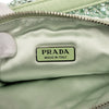 Prada Satin Crystal Embellished Triangle Pouch Secondhand