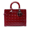 Dior Large Patent Cannage Lady Dior Secondhand