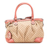 Gucci Diamante Canvas Sukey Satchel Secondhand