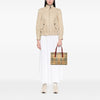 Burberry Haymarket Check Coated Canvas Tote Secondhand