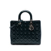 Dior Large Patent Cannage Lady Dior Secondhand