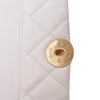 Chanel Quilted Calfskin Pearl CC Accordion Flap Secondhand