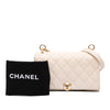 Chanel Quilted Calfskin Pearl CC Accordion Flap Secondhand