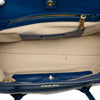 Prada Saffiano Cuir Trimmed Canapa Satchel Secondhand