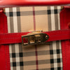 Burberry Haymarket Check Coated Canvas Minford Portrait Satchel Secondhand