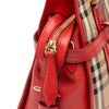 Burberry Haymarket Check Coated Canvas Minford Portrait Satchel Secondhand