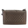 Chanel Old Medium Metallic Goatskin Crystal Boy Flap Secondhand