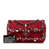 Chanel Medium Tweed Braided Charms Double Flap Secondhand