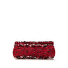 Chanel Medium Tweed Braided Charms Double Flap Secondhand