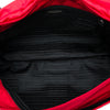 Prada Tessuto Zip Double Buckle Messenger Bag Secondhand