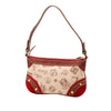 LOEWE 160th Anniversary Suede Trimmed Canvas Shoulder Bag Secondhand