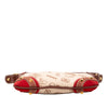 LOEWE 160th Anniversary Suede Trimmed Canvas Shoulder Bag Secondhand