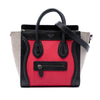 Celine Nano Tricolor Nubuck and Calfskin Luggage Tote Secondhand