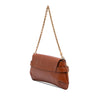 Gucci Textured Calfskin Horsebit Chain Shoulder Bag Secondhand