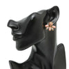 Secondhand Gucci Gold Plated Resin and Rhinestones Interlocking G Single Push Back Earring