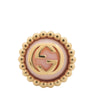 Secondhand Gucci Gold Plated Resin and Rhinestones Interlocking G Single Push Back Earring