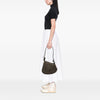 Fendi Zucchino Canvas Oyster Shoulder Bag Secondhand