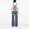 Gucci Small GG Supreme Blooms Single Buckle Backpack Secondhand