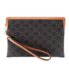 Celine Small Triompe Coated Canvas Pouch with Strap Secondhand