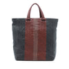 Secondhand Bottega Veneta Tricolor Nappa Intrecciato Convertible Tote