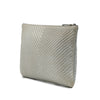 Chanel Medium Metallic Chevron Calfskin O Case Clutch Secondhand