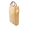 Chanel CC Caviar Wood Top Handle Tote Bag Secondhand