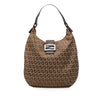 Fendi Zucchino Canvas Shoulder Bag Secondhand