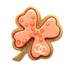 Chanel Gold Plated Resin Four Leaf Clover Brooch Secondhand