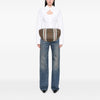 Burberry Extra Large TB Monogram E-Canvas Stripe Belt Bag Secondhand