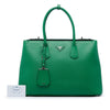 Prada Saffiano Cuir Turnlock Twin Satchel Secondhand